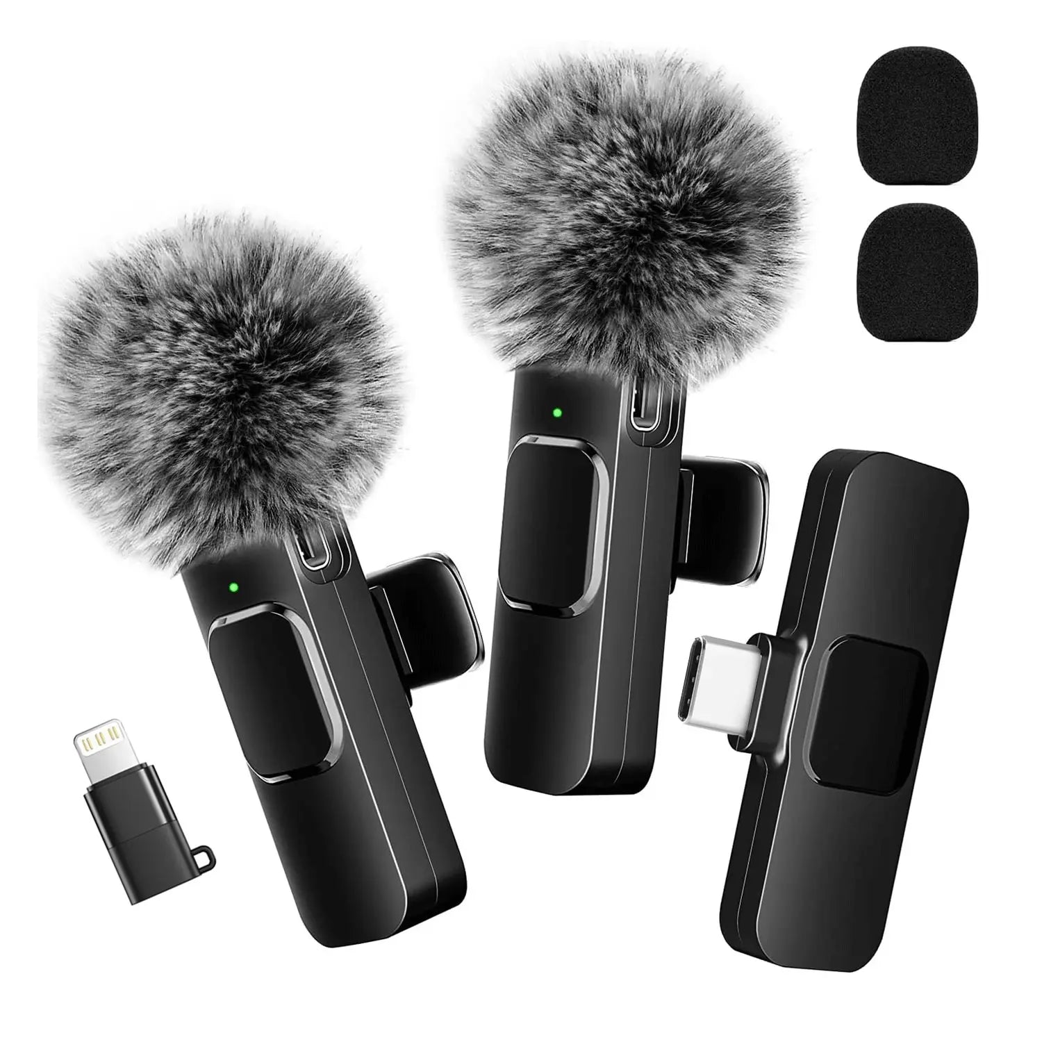 Hitozon Wireless Mini Microphone Portable USB C