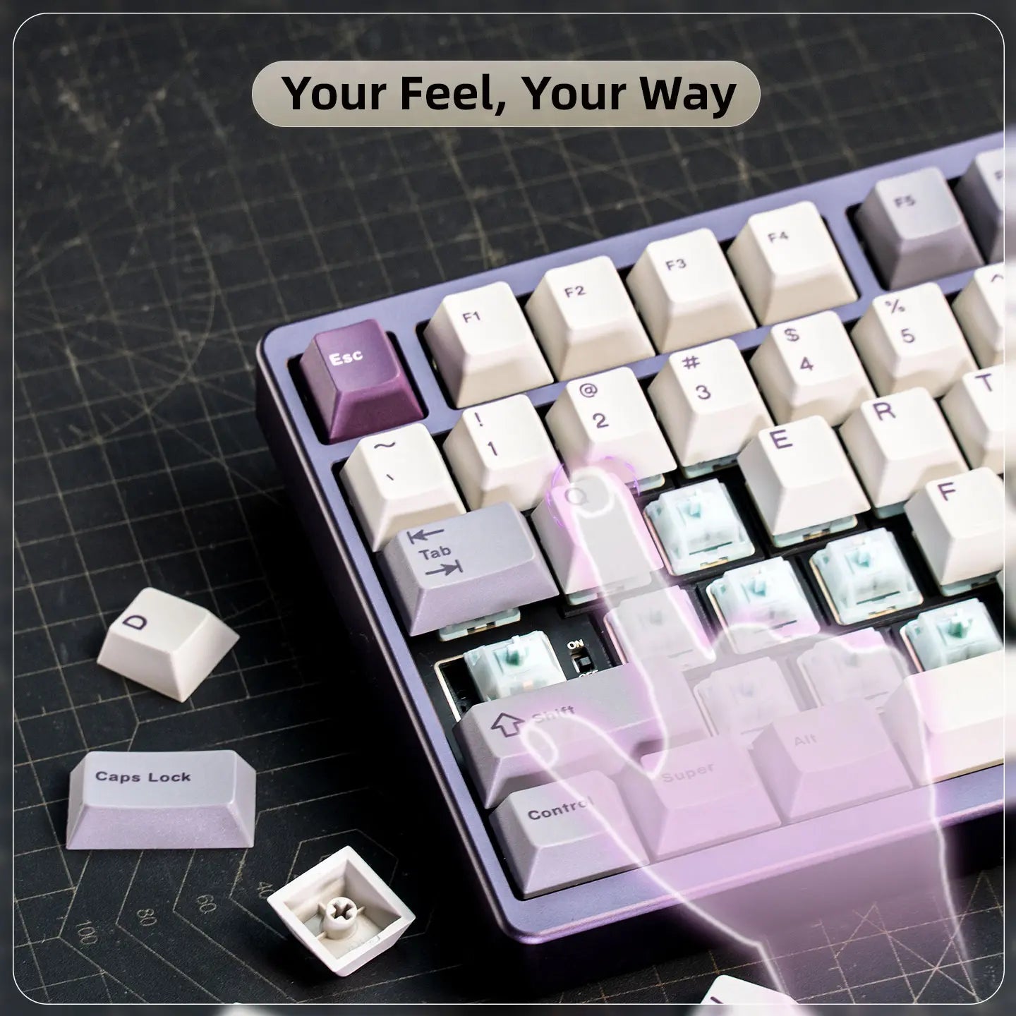 Evoworks Evo80 Premium Aluminum TKL Hotswap Wireless Keyboard