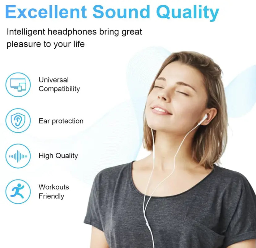 High-Tech Wired Earphones
