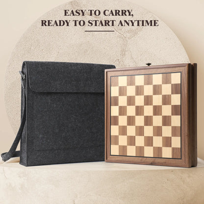 Black Walnut Chess Retro Drawer