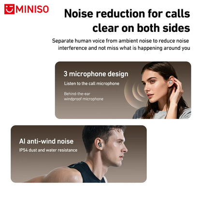 MINISO MS105 Wireless Earbuds Bluetooth 6.0 Earphones
