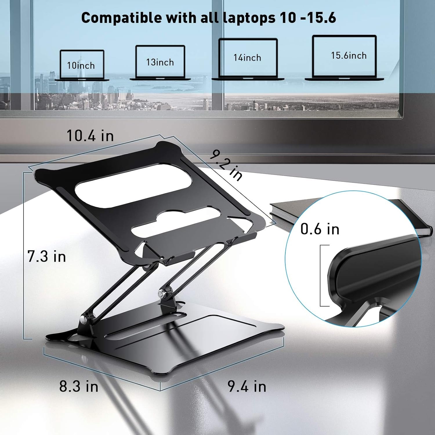 Adjustable Laptop Stand for Desk Efficiency