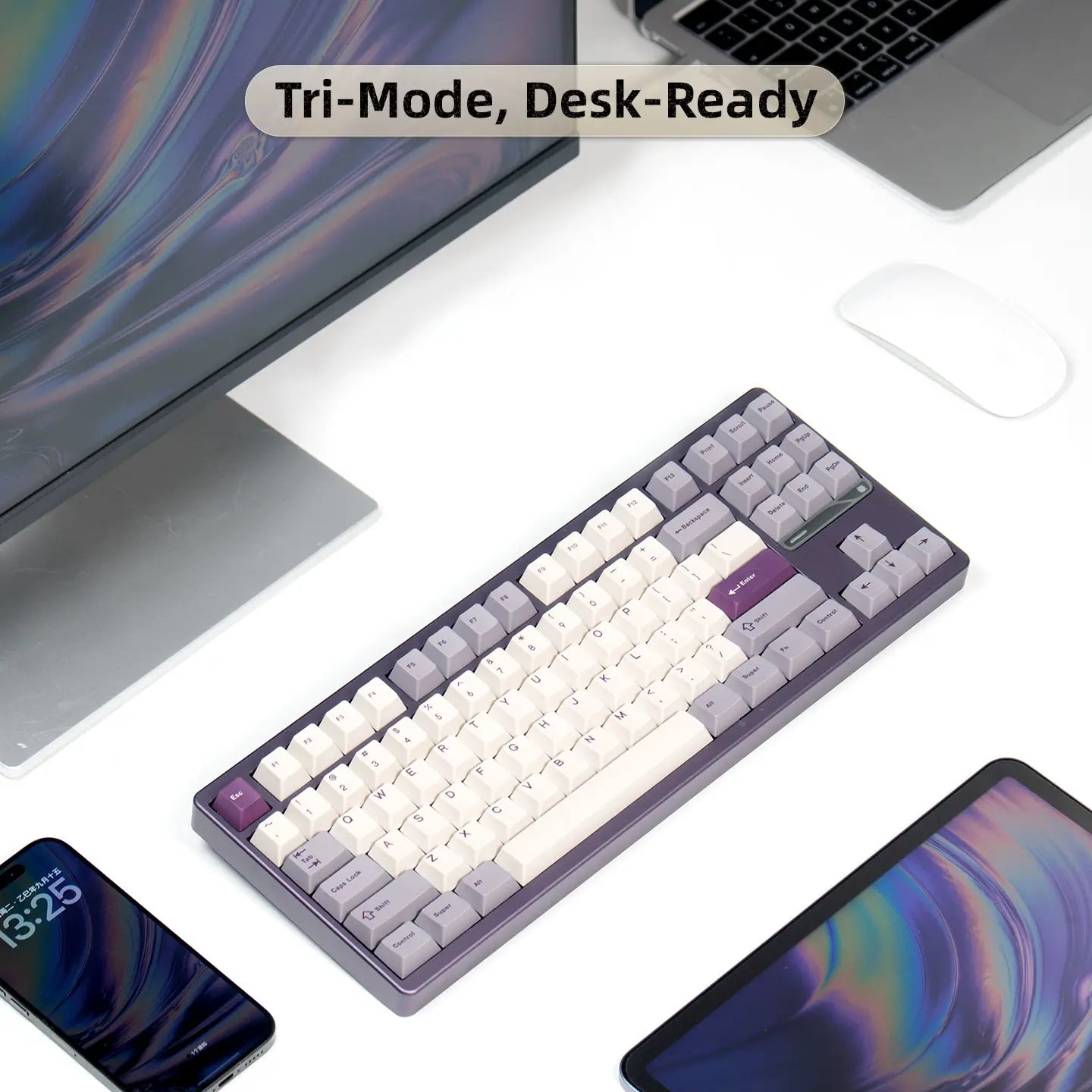 Evoworks Evo80 Premium Aluminum TKL Hotswap Wireless Keyboard