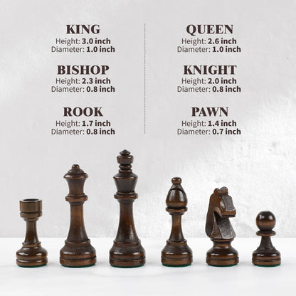 Black Walnut Chess Retro Drawer