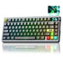 Aula Nova75 Wireless Mechanical Keyboard - Customizable 75% Gasket Mounted RGB Gaming Keyboard with TFT Screen, Tri-Mode Hot-Swappable, 8000mAh Battery for Mac, Windows, iOS, Android & Esports