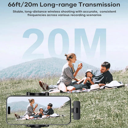 Hitozon Wireless Mini Microphone Portable USB C