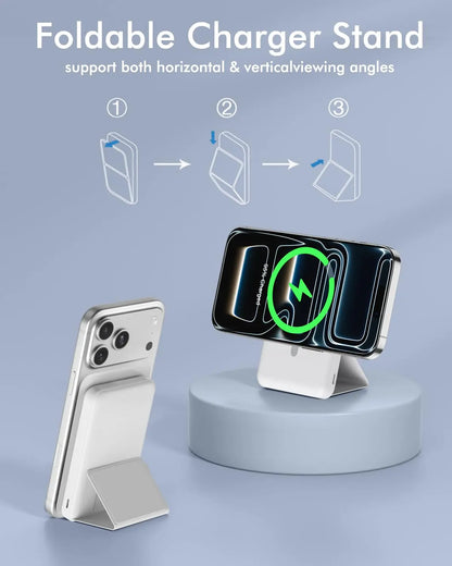 10000Mah Magnetic Wireless Power Bank with LED Display