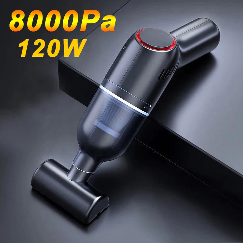 Wireless Mini Handheld Vacuum Cleaner 8000Pa 120W0