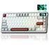 Aula Nova75 Wireless Mechanical Keyboard - Customizable 75% Gasket Mounted RGB Gaming Keyboard with TFT Screen, Tri-Mode Hot-Swappable, 8000mAh Battery for Mac, Windows, iOS, Android & Esports