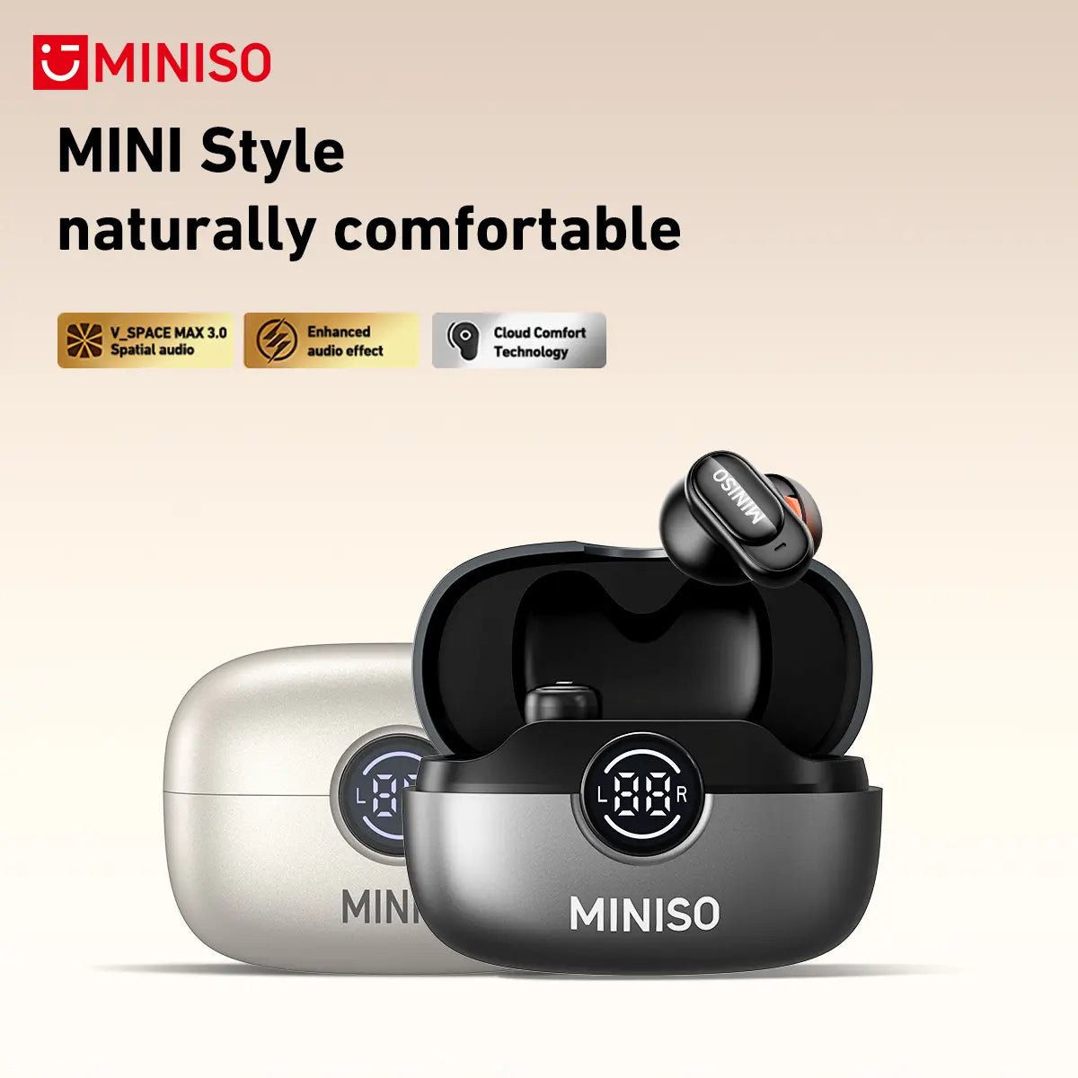 MINISO MS105 Wireless Earbuds Bluetooth 6.0 Earphones