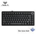 F75 Wireless Gaming Mechanical Keyboard RGB Light Customized 75% Layout Tri Modes Contour Side Carved PBT Keycap Keyboard