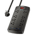 Surge Protector Power Strip with 8 Outlets 2 USB-C 20W