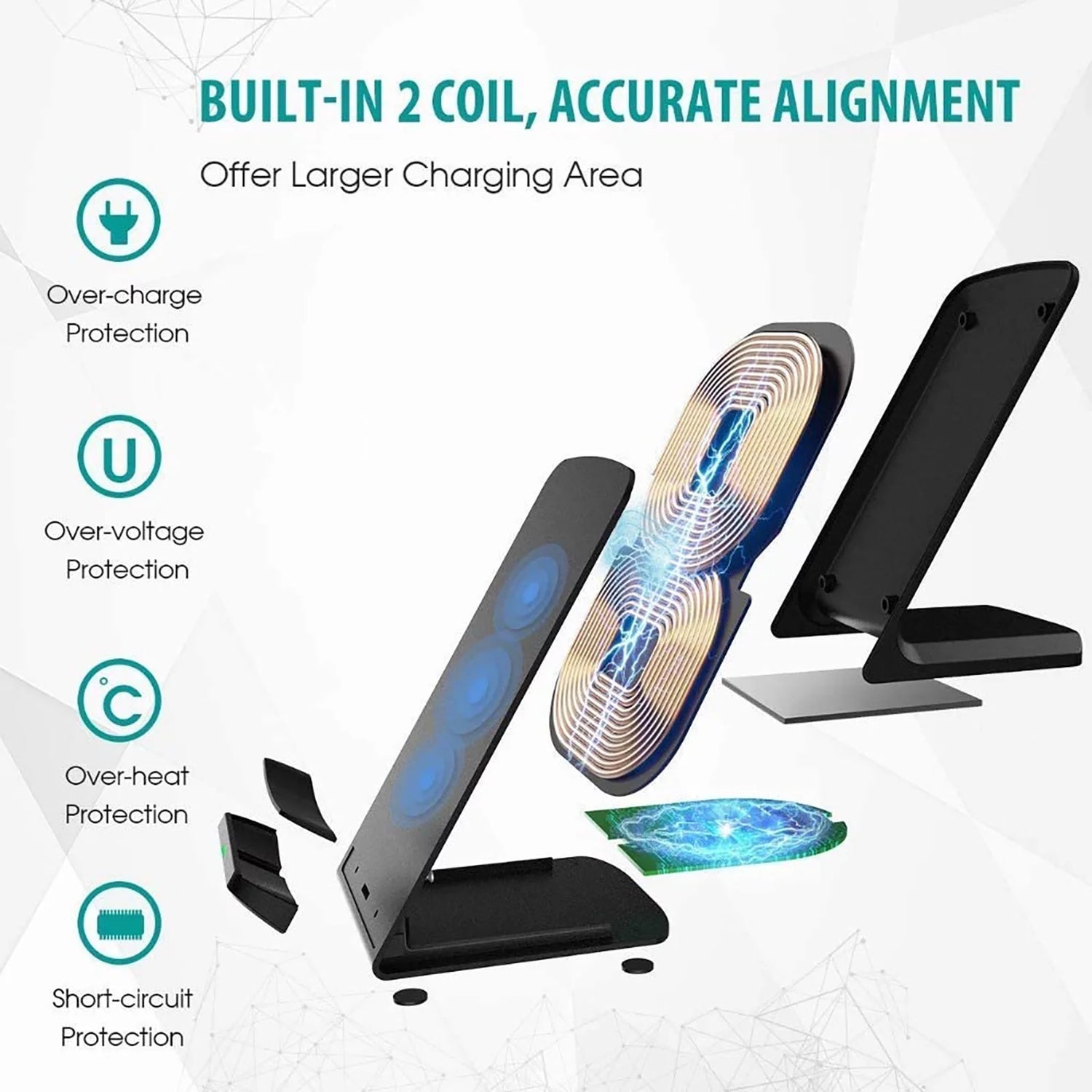 Fast Wireless Charging Stand for Iphone Android-20W